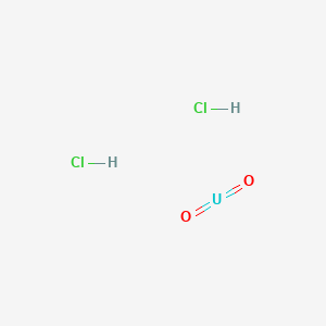 molecular formula Cl2H2O2U B13741002 dioxouranium;dihydrochloride 
