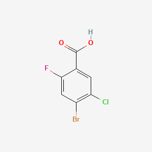 4-Bromo-5-chloro-2-fluorobenzoic acid