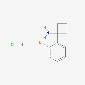 1-(2-Bromophenyl)cyclobutan-1-amine hydrochloride