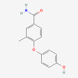 4-(4-Hydroxyphenoxy)-3-methylbenzamide