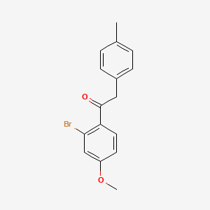 1-(2-Bromo-4-methoxyphenyl)-2-(4-methylphenyl)ethan-1-one