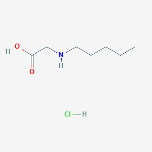 molecular formula C7H16ClNO2 B13741229 Amyl-glycine hydrochloride CAS No. 33211-98-2