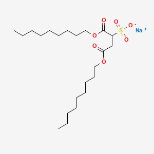 molecular formula C22H41NaO7S B13741316 Sodium 1,4-dinonyl sulfosuccinate CAS No. 3246-20-6