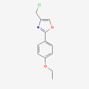 4-(Chloromethyl)-2-(4-ethoxyphenyl)-1,3-oxazole