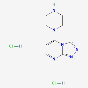 5-(1-Piperazinyl)[1,2,4]triazolo[4,3-a]pyrimidine dihydrochloride