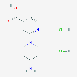 2-(4-Aminopiperidin-1-yl)pyridine-4-carboxylic acid dihydrochloride