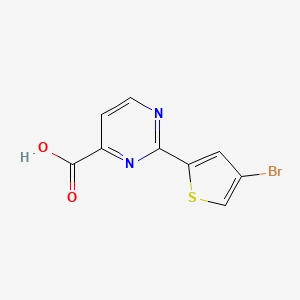 2-(4-Bromothiophen-2-yl)pyrimidine-4-carboxylic acid