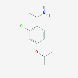 1-(2-Chloro-4-isopropoxyphenyl)-ethylamine