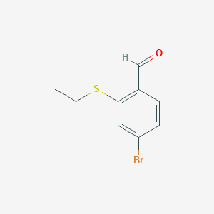 4-Bromo-2-(ethylsulfanyl)benzaldehyde