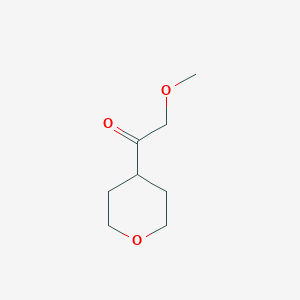 molecular formula C8H14O3 B1374160 2-Methoxy-1-(oxan-4-yl)ethan-1-one CAS No. 1338948-04-1