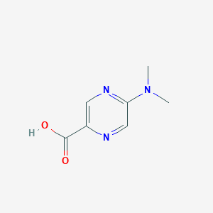 molecular formula C7H9N3O2 B1374173 5-(二甲氨基)吡嗪-2-羧酸 CAS No. 1302581-08-3