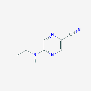 B1374177 5-(Ethylamino)pyrazine-2-carbonitrile CAS No. 1409987-87-6