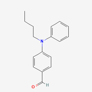molecular formula C17H19NO B1374186 4-(Butyl(phenyl)amino)benzaldehyde CAS No. 502990-49-0