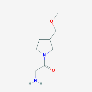 2-Amino-1-(3-methoxymethyl-pyrrolidin-1-yl)-ethanone