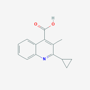 2-Cyclopropyl-3-methylquinoline-4-carboxylic acid
