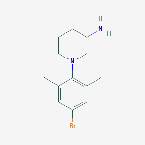 1-(4-Bromo-2,6-dimethylphenyl)piperidin-3-amine