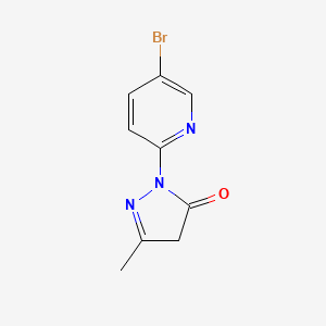 1-(5-bromopyridin-2-yl)-3-methyl-4,5-dihydro-1H-pyrazol-5-one