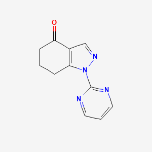 1-(pyrimidin-2-yl)-4,5,6,7-tetrahydro-1H-indazol-4-one