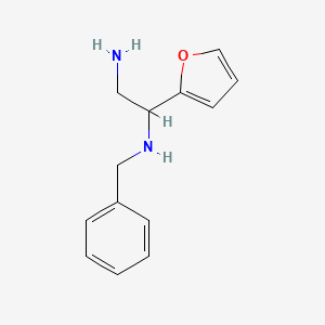 [2-Amino-1-(furan-2-yl)ethyl](benzyl)amine