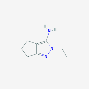2-Ethyl-2,4,5,6-tetrahydrocyclopenta[c]pyrazol-3-amine