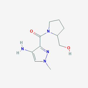 [1-(4-amino-1-methyl-1H-pyrazole-3-carbonyl)pyrrolidin-2-yl]methanol
