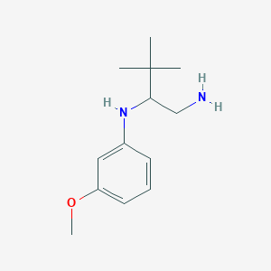 N-(1-amino-3,3-dimethylbutan-2-yl)-3-methoxyaniline