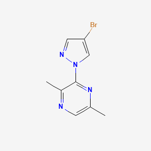 3-(4-bromo-1H-pyrazol-1-yl)-2,5-dimethylpyrazine