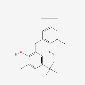 molecular formula C23H32O2 B13742244 6,6'-Methylenebis(4-tert-butyl-o-cresol) CAS No. 3634-86-4