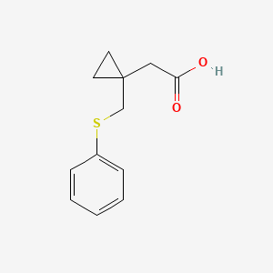 2-{1-[(Phenylsulfanyl)methyl]cyclopropyl}acetic acid