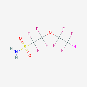 1,1,2,2-Tetrafluoro-2-(1,1,2,2-tetrafluoro-2-iodoethoxy)ethanesulfonamide