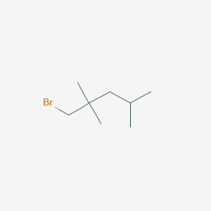 molecular formula C8H17B B1374233 1-Bromo-2,2,4-trimethylpentane CAS No. 13356-11-1