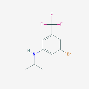 3-Bromo-N-(propan-2-yl)-5-(trifluoromethyl)aniline