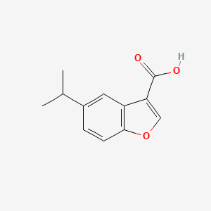 5-(Propan-2-yl)-1-benzofuran-3-carboxylic acid