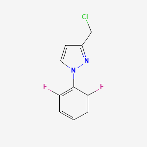 3-(chloromethyl)-1-(2,6-difluorophenyl)-1H-pyrazole