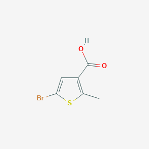 molecular formula C6H5BrO2S B1374246 5-Bromo-2-methylthiophene-3-carboxylic acid CAS No. 1344027-40-2