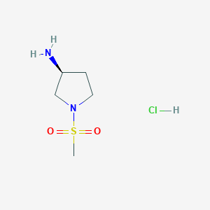 (S)-1-(Methylsulfonyl)pyrrolidin-3-amine hydrochloride