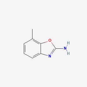 molecular formula C8H8N2O B1374254 7-Methyl-1,3-benzoxazol-2-amine CAS No. 1268154-07-9