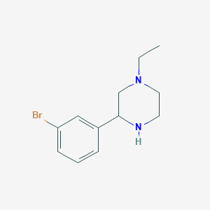 3-(3-Bromophenyl)-1-ethylpiperazine