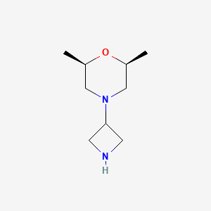 cis-4-(Azetidin-3-yl)-2,2-dimethylmorpholine