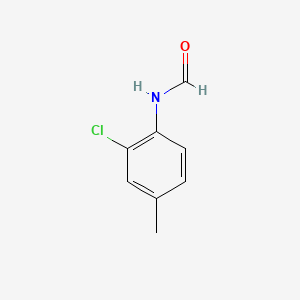 molecular formula C8H8ClNO B13742608 Formamide, N-(2-chloro-4-methylphenyl)- CAS No. 18931-77-6