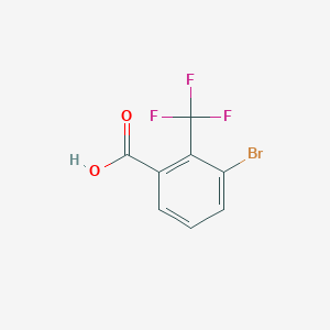 molecular formula C8H4BrF3O2 B1374264 3-Bromo-2-(trifluoromethyl)benzoic acid CAS No. 1227605-02-8