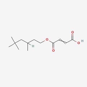 molecular formula C13H22O4 B13742657 3,5,5-Trimethylhexyl hydrogen maleate CAS No. 24429-25-2