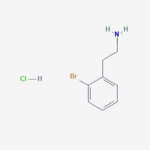 molecular formula C8H11BrClN B1374271 2-(2-Bromophenyl)ethanamine, HCl CAS No. 1247089-11-7