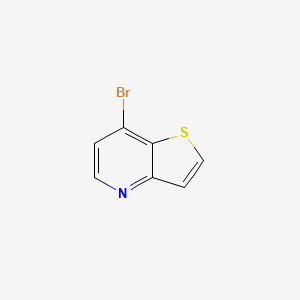 molecular formula C7H4BrNS B1374275 7-Bromothieno[3,2-b]pyridine CAS No. 603305-89-1