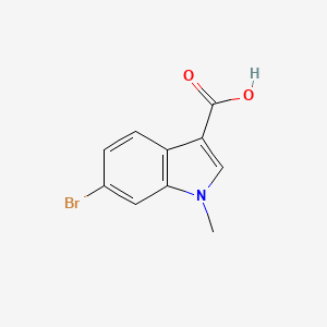 molecular formula C10H8BrNO2 B1374282 6-bromo-1-methyl-1H-indole-3-carboxylic acid CAS No. 1103500-73-7
