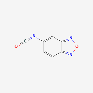 molecular formula C7H3N3O2 B13742949 5-Isocyanatobenzo[c][1,2,5]oxadiazole CAS No. 125118-00-5