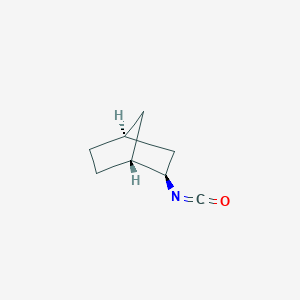 molecular formula C8H11NO B13742975 Exo-2-norbornylisocyanate 
