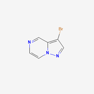 molecular formula C6H4BrN3 B1374298 3-Bromopyrazolo[1,5-A]pyrazine CAS No. 53902-93-5