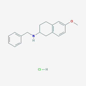 N-benzyl-6-methoxy-1,2,3,4-tetrahydronaphthalen-2-amine hydrochloride