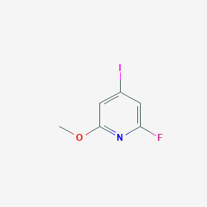 2-Fluoro-4-iodo-6-methoxypyridine
